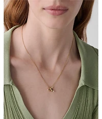 kate spade new york Love You, Mom Bunny Short Pendant Necklace