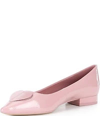 kate spade new york Lover Patent Leather Pointed Toe Heart Flats
