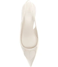 kate spade new york Lover Patent Leather Slingback Kitten Heel Dress Pumps