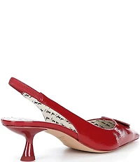 kate spade new york Lover Patent Leather Slingback Kitten Heel Dress Pumps