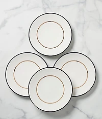 kate spade new york Make It Pop White Accent Plates, Set of 4