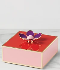 kate spade new york Make It Pop Floral Red & Pink Covered Keepsake Box