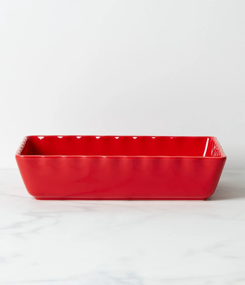 kate spade new york Make It Pop Rectangular Red Baking Dish