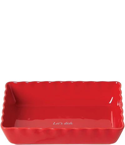 kate spade new york Make It Pop Rectangular Red Baking Dish