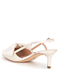 kate spade new york Marseille Satin Bow Slingback Dress Pumps