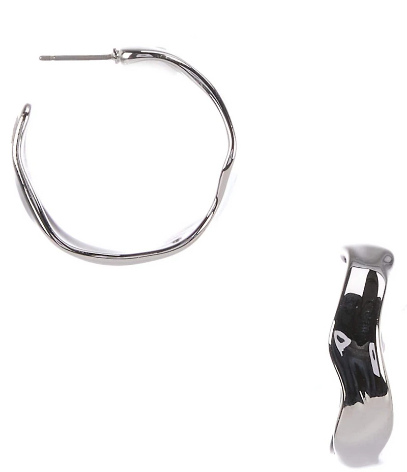 kate spade new york Molten Hoop Earrings