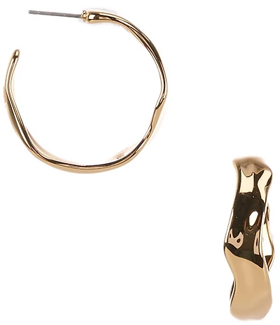 kate spade new york Molten Hoop Earrings
