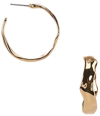 kate spade new york Molten Hoop Earrings