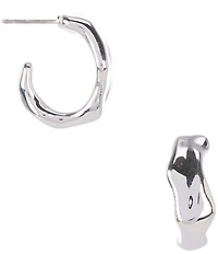 kate spade new york Molten Chunky Hoop Earrings