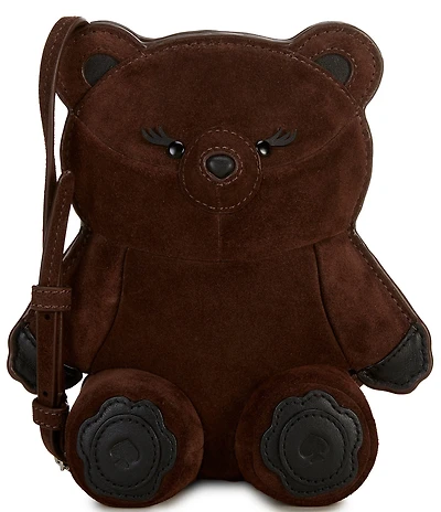 kate spade new york Monsters Teddi Bear Suede Mini Bag