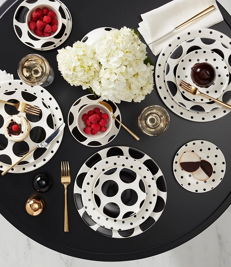 kate spade new york On The Dot 12-Piece Dinnerware Set