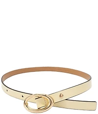 kate spade new york 0.78#double; Oval Molten Buckle Belt