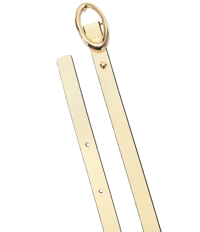 kate spade new york 0.78#double; Oval Molten Buckle Belt