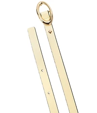 kate spade new york 0.78#double; Oval Molten Buckle Belt