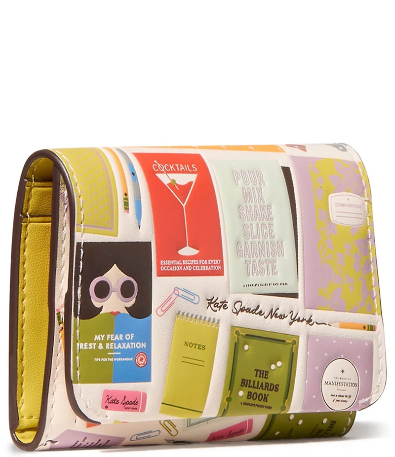 kate spade new york Page Turner Card Case Trifold Wallet