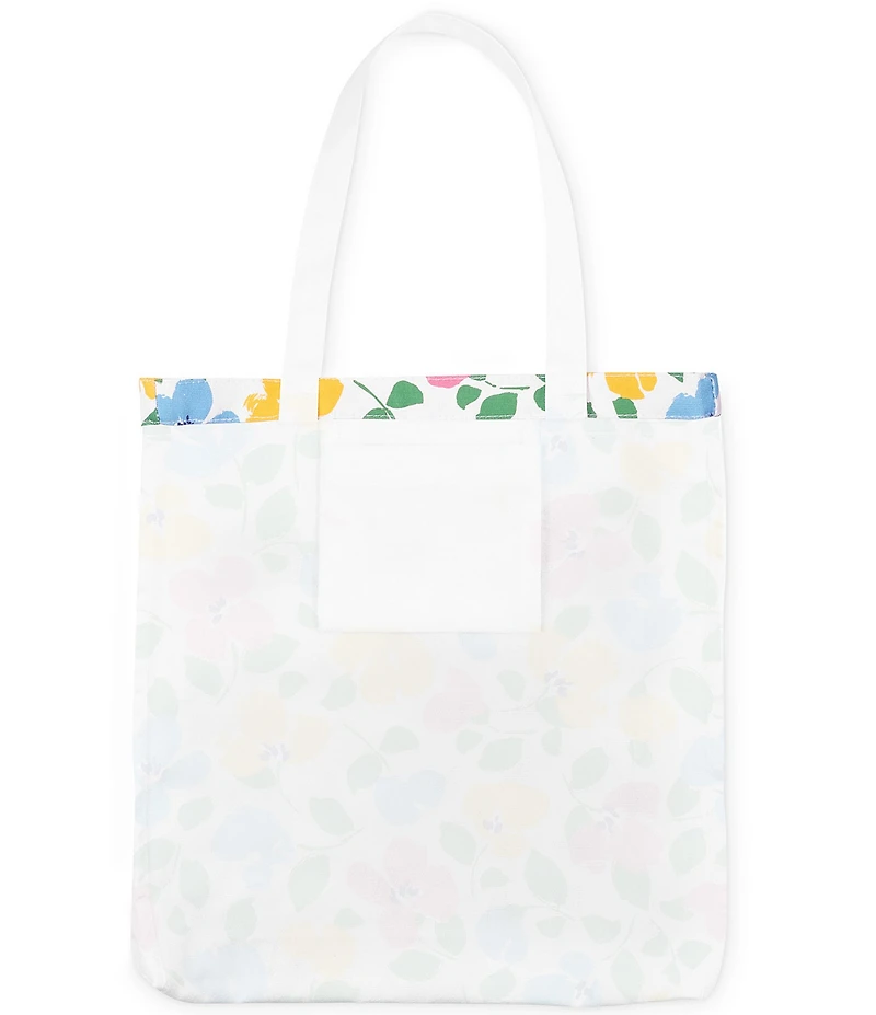 kate spade new york Painterly Bouquet Canvas Book Tote Bag