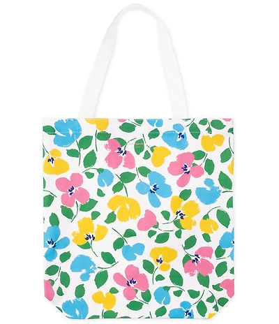 kate spade new york Painterly Bouquet Canvas Book Tote Bag