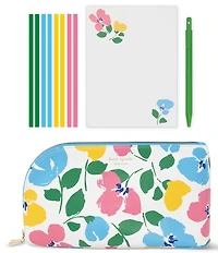 kate spade new york Painterly Bouquet Desk Essentials Pouch