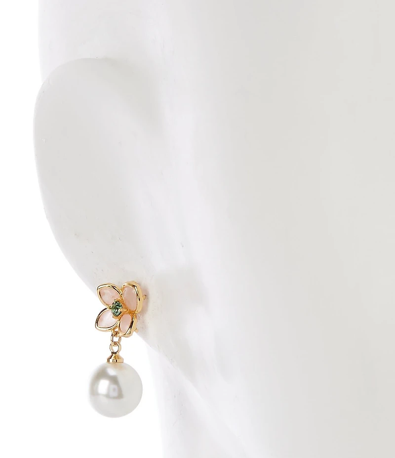 kate spade new york Pastel Petals Floral Drop Earrings