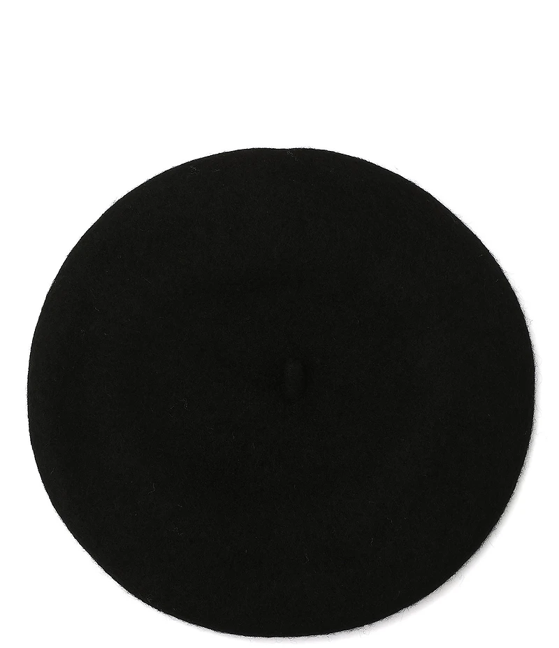 kate spade new york Pearl Bow Felt Knit Beret Hat