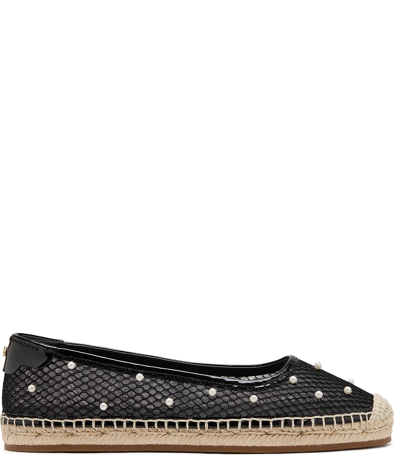 kate spade new york Pearl Fishnet Espadrille Ballet Flats