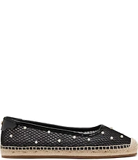 kate spade new york Pearl Fishnet Espadrille Ballet Flats