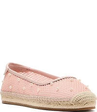 kate spade new york Pearl Fishnet Espadrille Ballet Flats