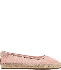 kate spade new york Pearl Fishnet Espadrille Ballet Flats