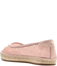 kate spade new york Pearl Fishnet Espadrille Ballet Flats
