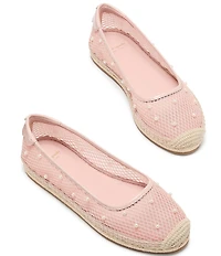 kate spade new york Pearl Fishnet Espadrille Ballet Flats