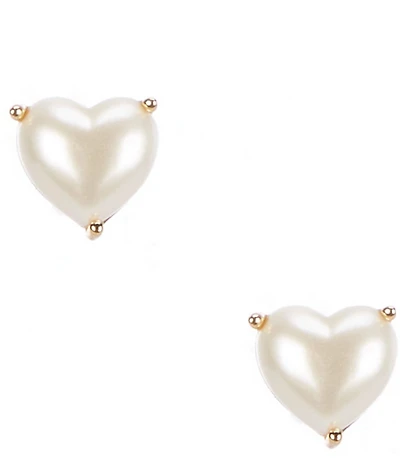 kate spade new york Pearl Heart Stud Earrings