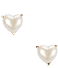 kate spade new york Pearl Heart Stud Earrings