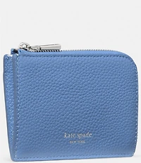 kate spade new york Pebbled Leather Mini Card Case