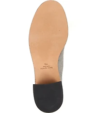 kate spade new york Penni Leather Point Toe Loafer Heels