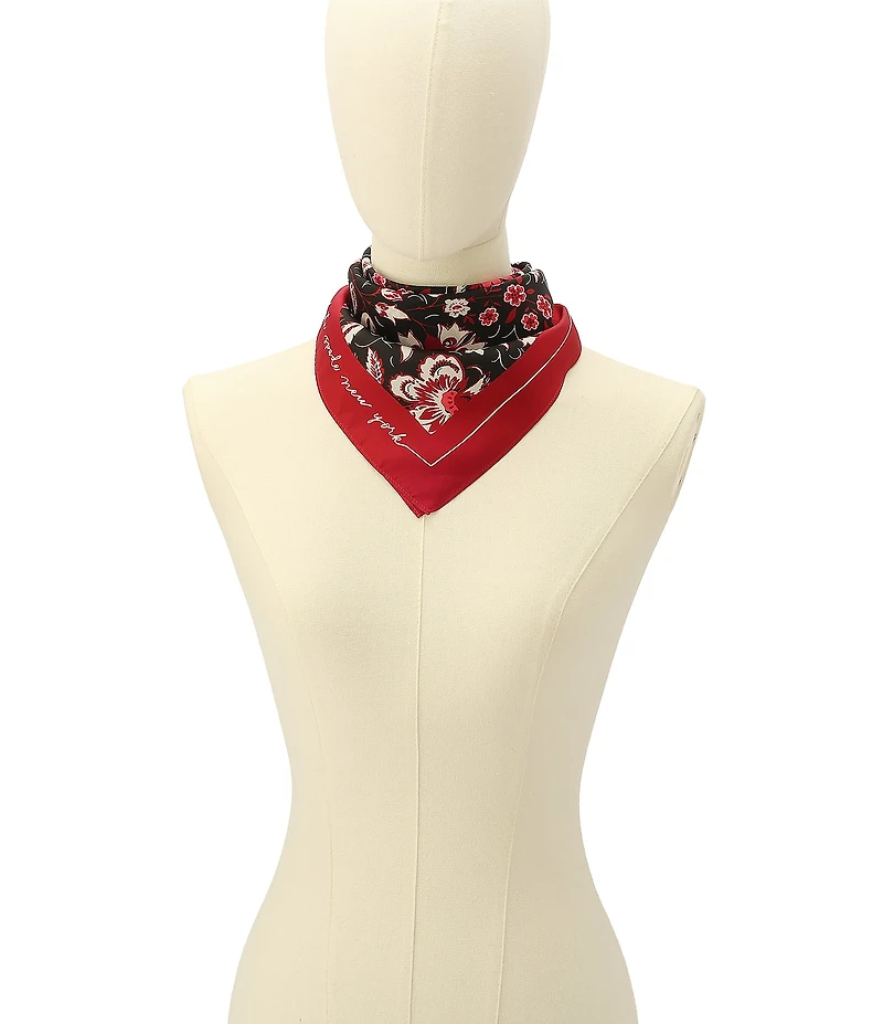 kate spade new york Pretty Paisley Silk Bandana Scarf