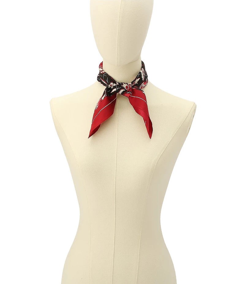 kate spade new york Pretty Paisley Silk Bandana Scarf