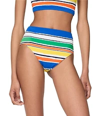 kate spade new york Reversible High Waist Swim Bottom