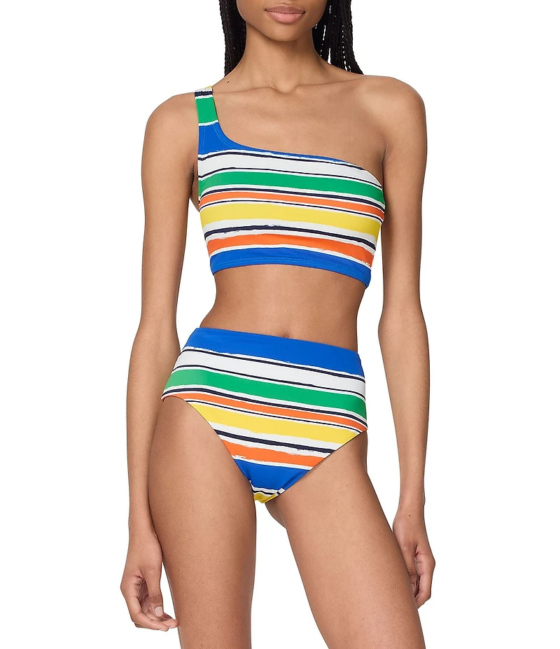 kate spade new york Reversible High Waist Swim Bottom