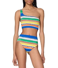 kate spade new york Reversible High Waist Swim Bottom