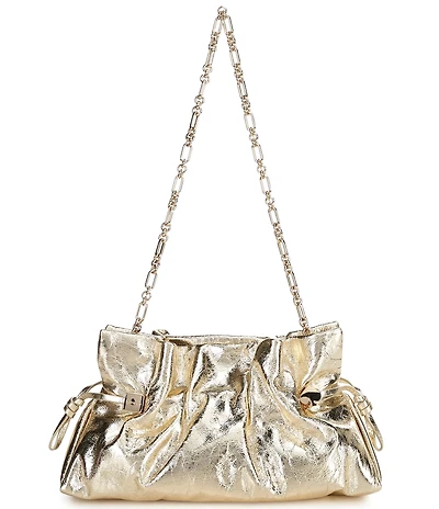 kate spade new york Rio Metallic Drawstring Clutch Shoulder Bag