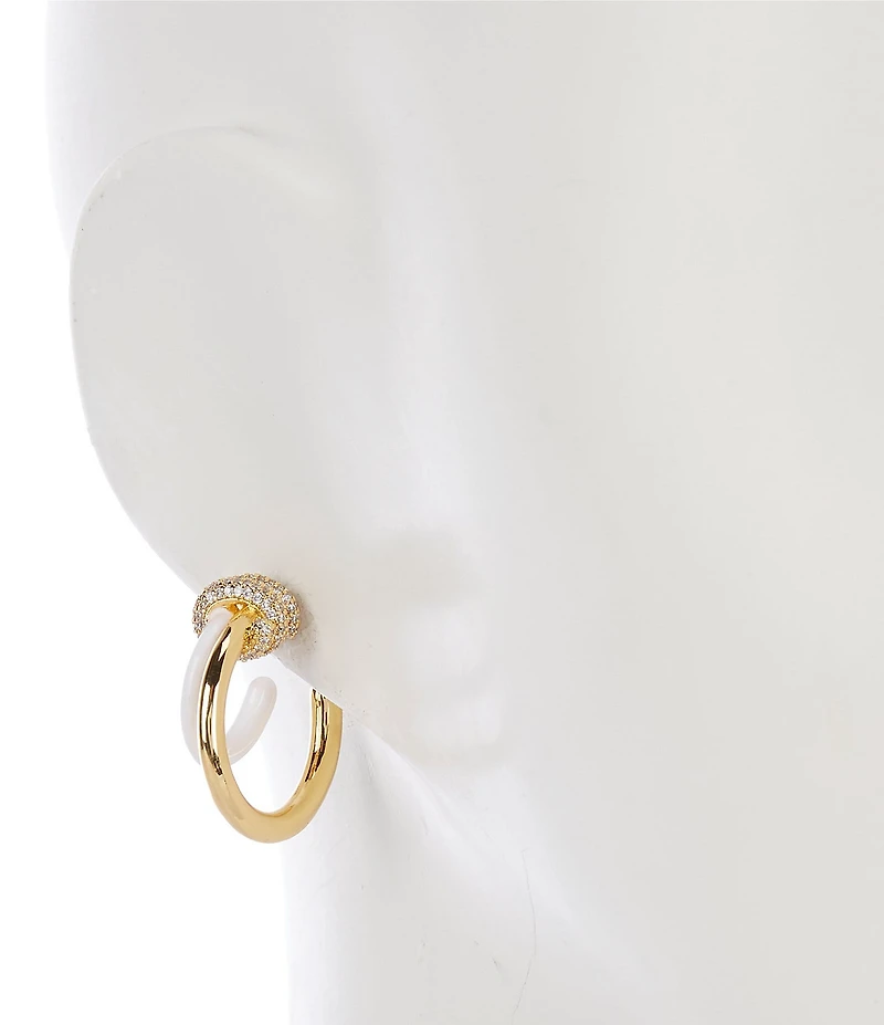 kate spade new york Ropes & Knots Layered Hoop Earrings