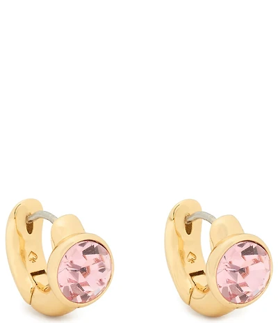 kate spade new york Round Huggie Hoop Earrings