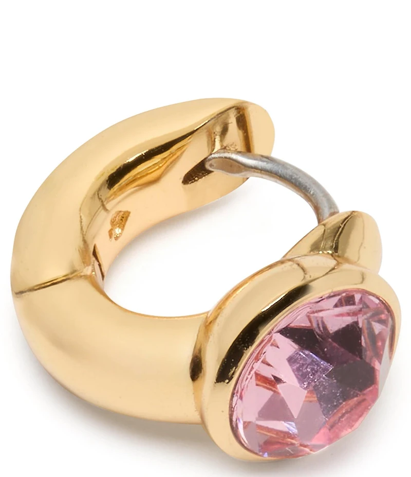 kate spade new york Round Huggie Hoop Earrings