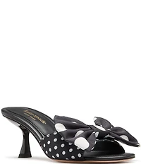 kate spade new york Rue Polka Dot Bow Slide Sandals