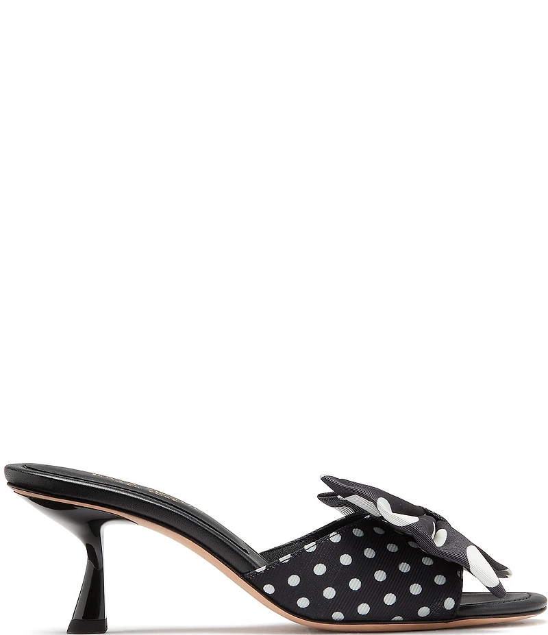 kate spade new york Rue Polka Dot Bow Slide Sandals