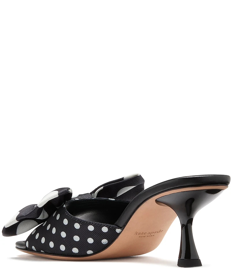 kate spade new york Rue Polka Dot Bow Slide Sandals