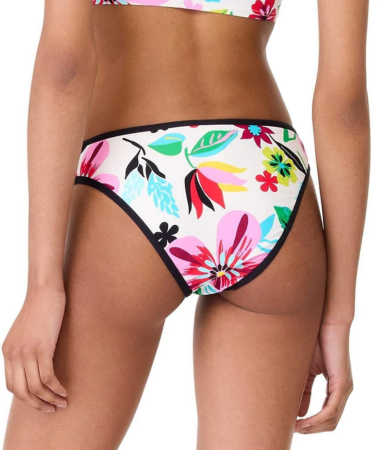 kate spade new york Safari Floral High Cut Classic Swim Bottom