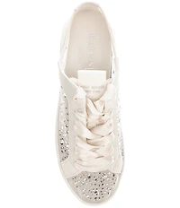 kate spade new york Sam Icon Rhinestone Ribbon Lace Up Platform Sneakers