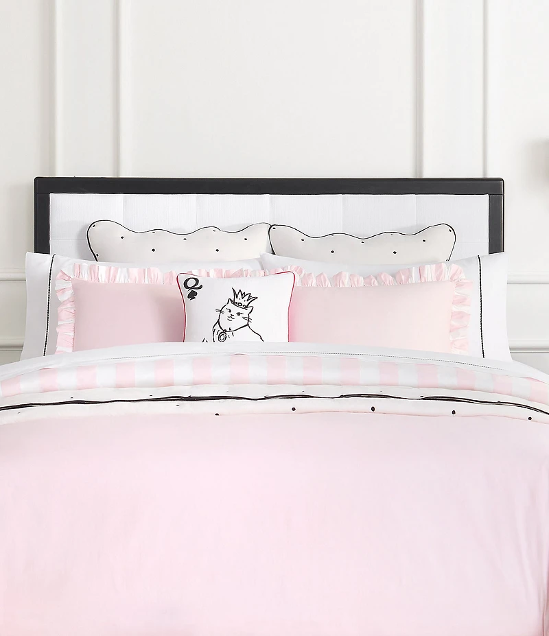 kate spade new york Sateen Ruffle Reversible Comforter Mini Set