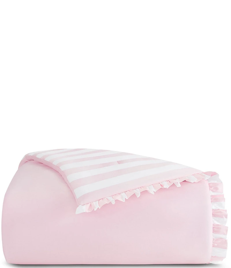 kate spade new york Sateen Ruffle Reversible Comforter Mini Set